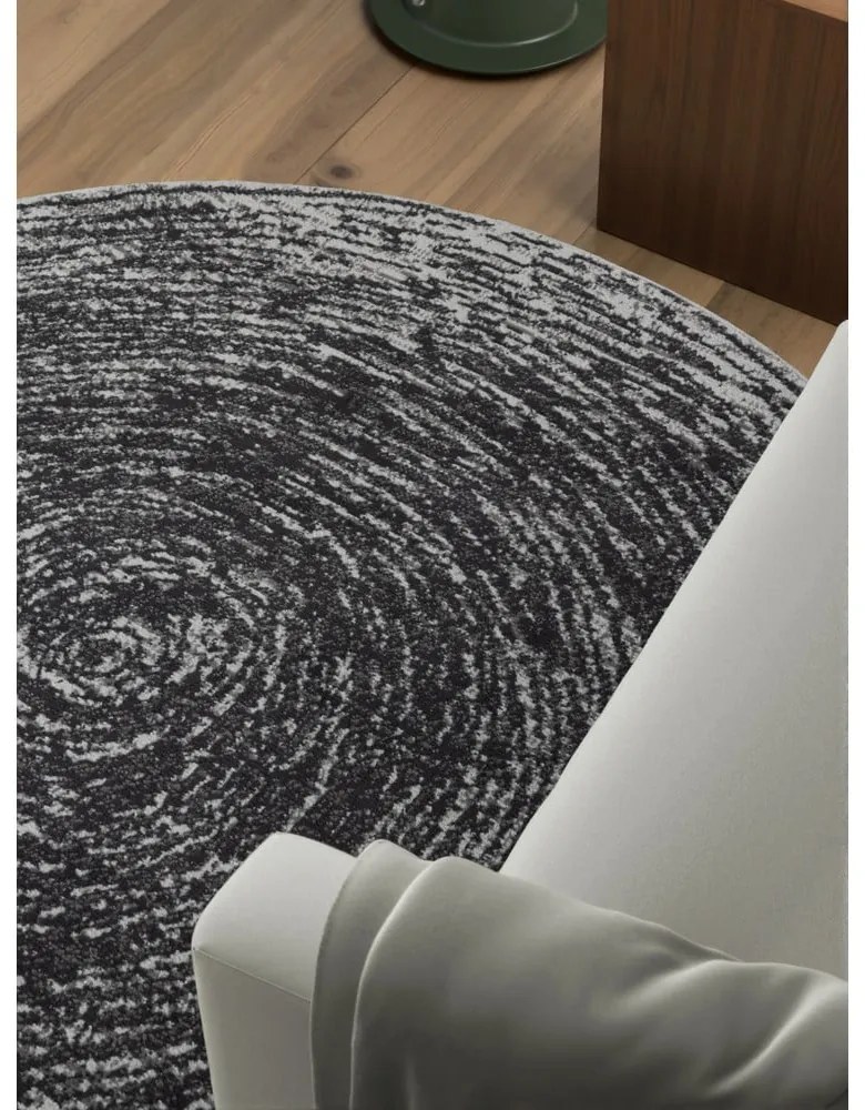 Sivý okrúhly koberec ø 160 cm Gloria Cavallo – Hanse Home