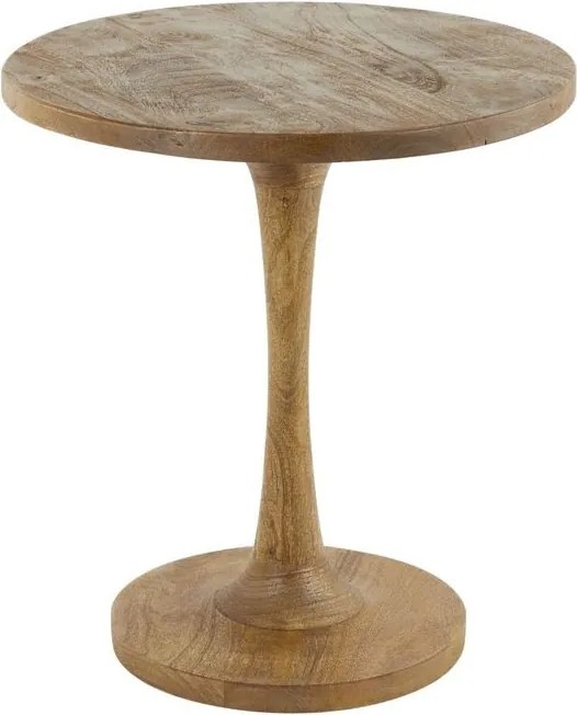 Okrúhly drevený bistro stolík Bicaba - Ø50*55 cm