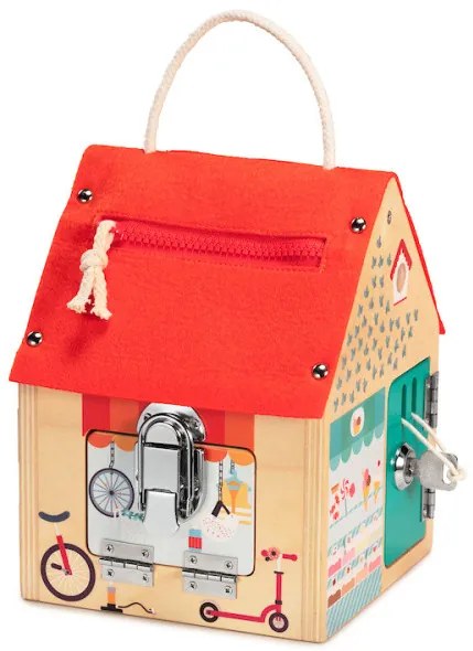Lilliputiens - drevený domček so zámkami