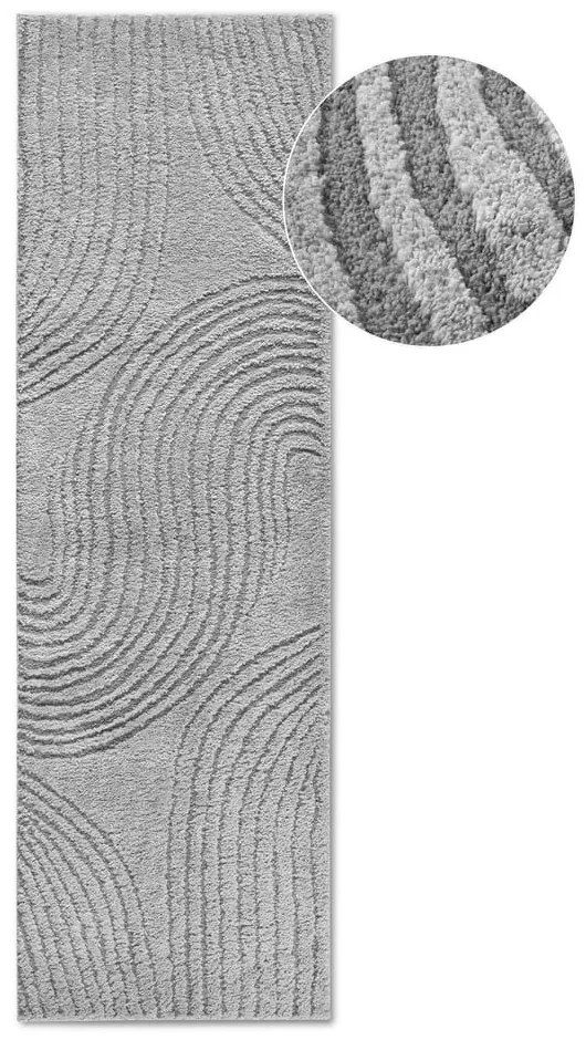 Sivý behúň 80x240 cm Pigment Light Grey – Elle Decoration