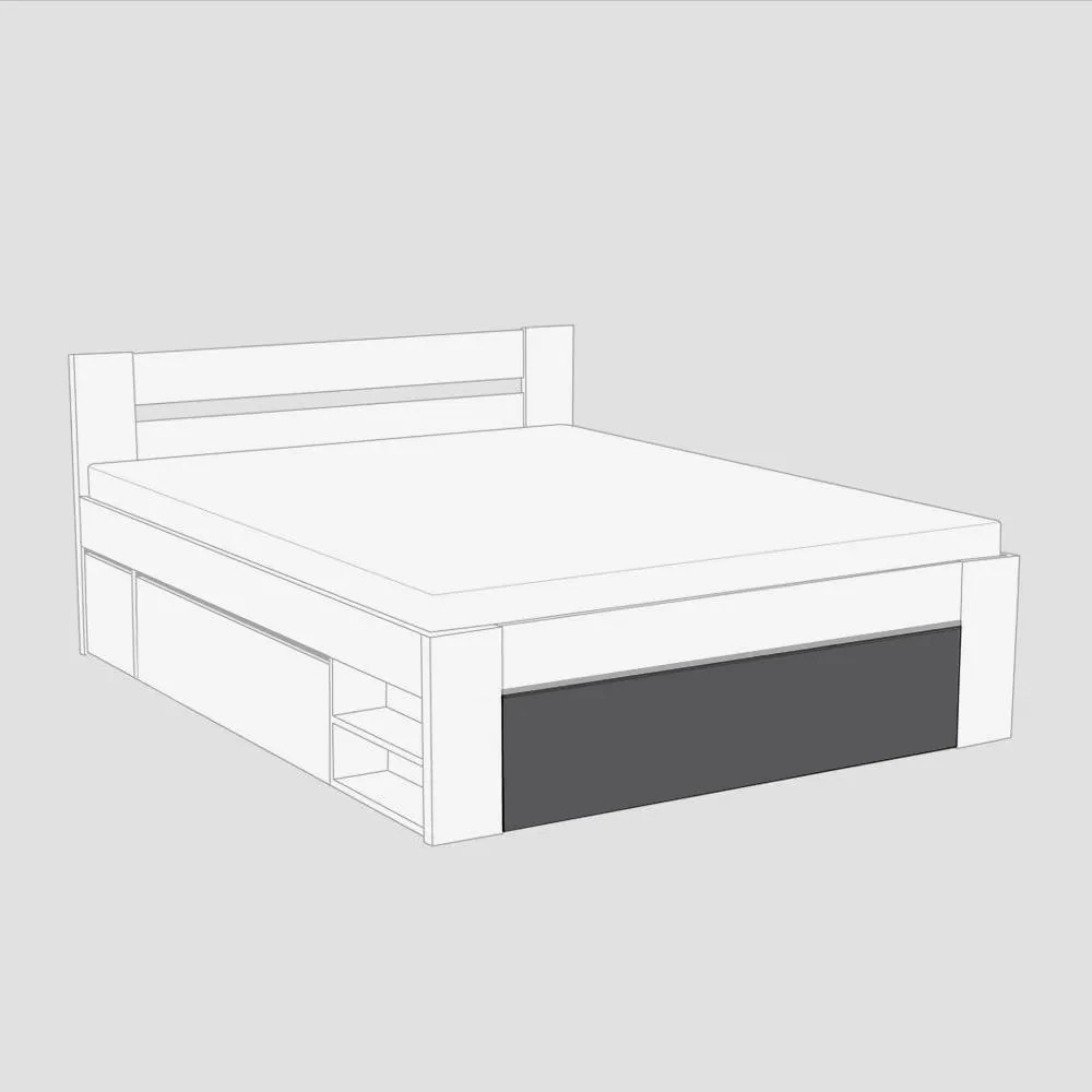 BTC KIRA ČELO 2: 160x200 Varianta: LANCELOT