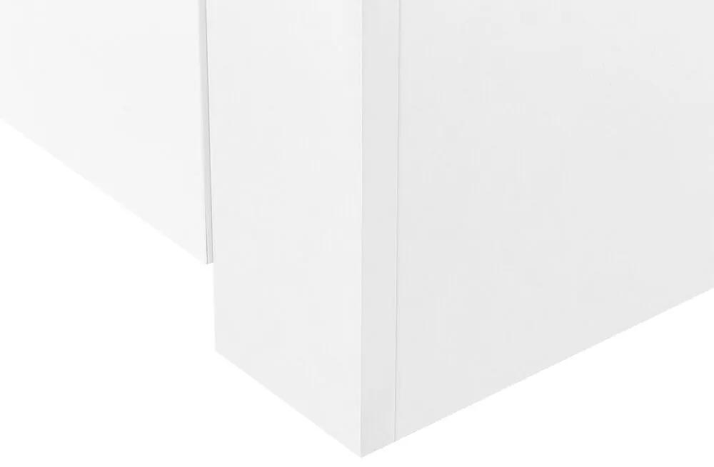 2-dverová komoda LED biela COVINA Beliani