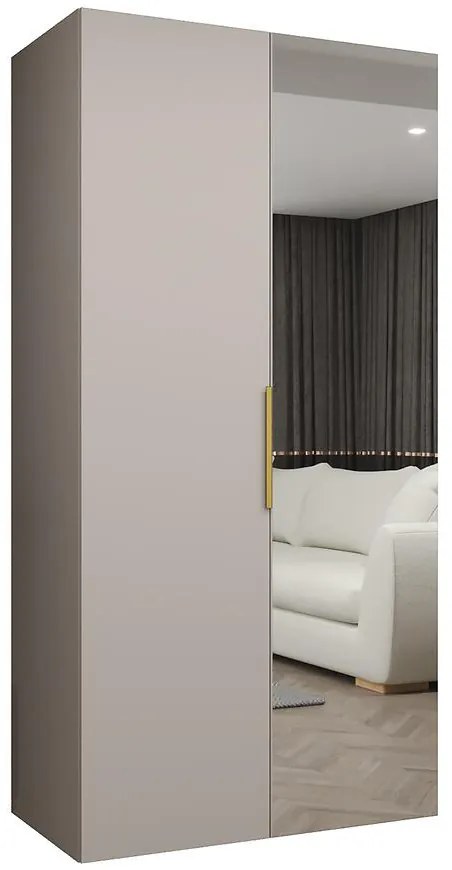 Skriňa Marbella II 100 kašmír/zlatá