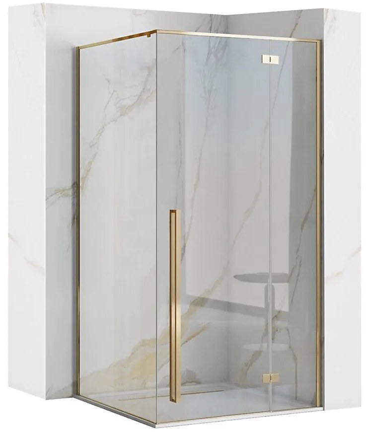 Sprchový kút Fargo Rea K6614 120x90x195 gold