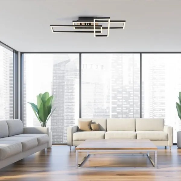 JUST LIGHT. 14051-79 - LED stropné svietidlo AKUSTIKA LED/20,5W/230V dub/čierna