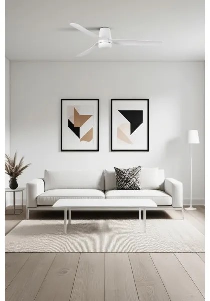 FARO 33828-1TW-LED Stmiev. ventilátor PUNT TUB M LED/18W/230V 3000/4200/6500K +DO