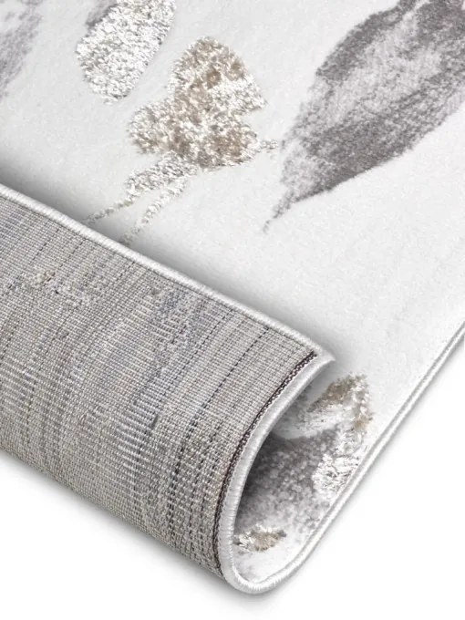 Koberec Hanse Home Shine Floral biely / sivý / hnedý