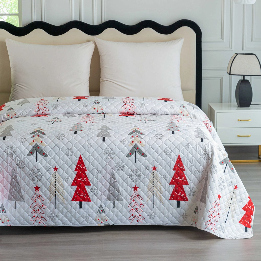 Prehoz na posteľ JINGLE, biely Rozmer: 170 x 210 cm