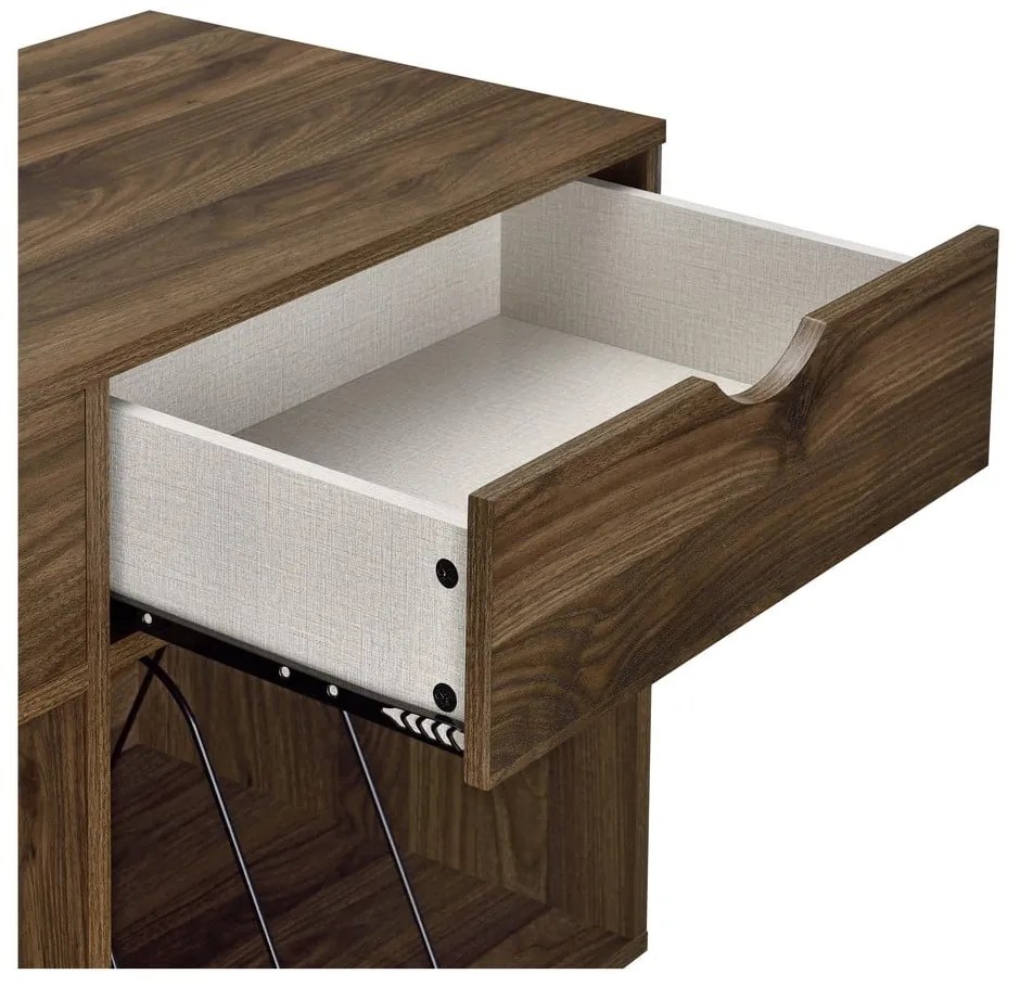 Hnedá knižnica Novogratz Concord, 101 x 81 cm