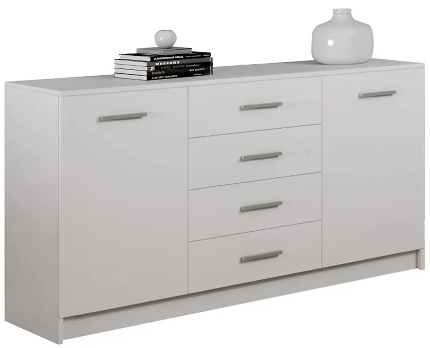Komoda DUO 2D4S biela