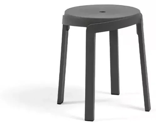 STACK MINI záhradná stolička basalto