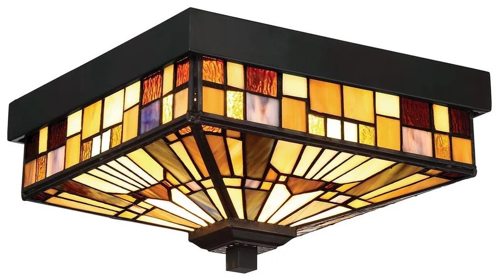 Elstead QZ-INGLENOOK-F - Vonkajšie stropné svietidlo INGLENOOK 2xE27/60W/230V IP44 ED0178