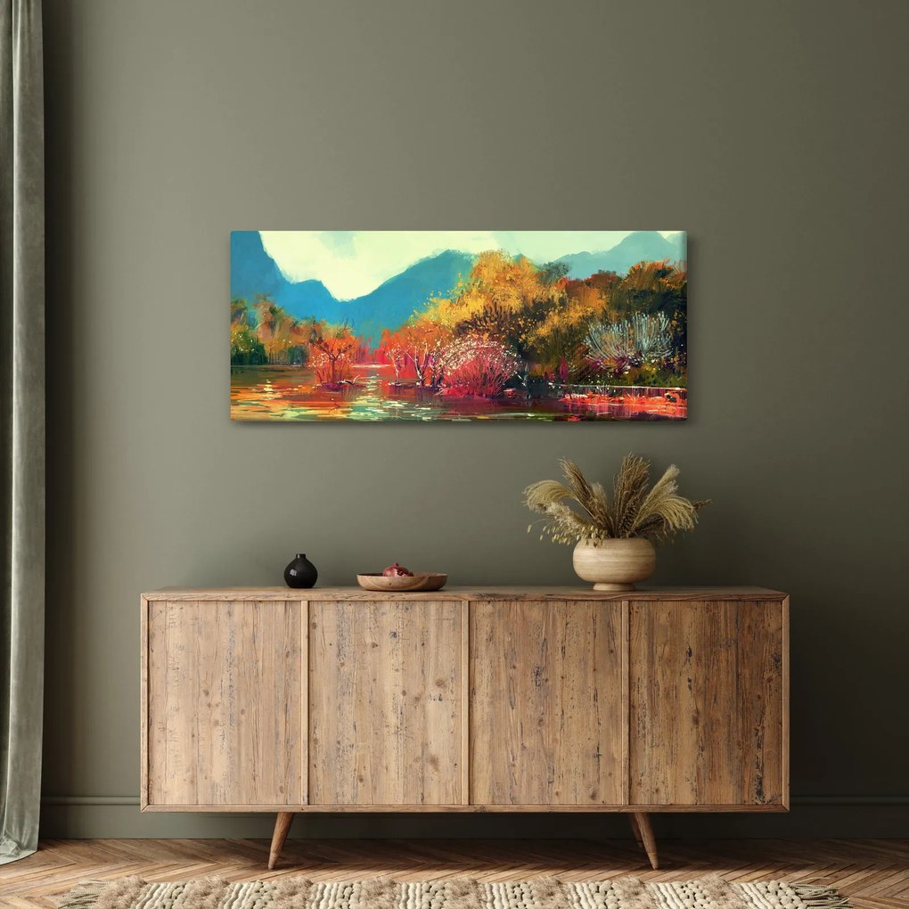 Obraz - Farby jesene (120x50 cm)