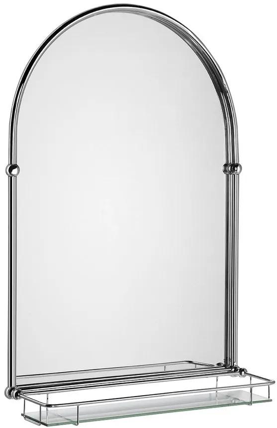 Sapho, TIGA zrkadlo 48x67cm, sklenená polička, chróm, HZ202