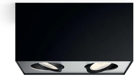 Philips 50492/30/P0-LED Stmievateľné bodové svietidlo MYLIVING BOX 2xLED/4,5W/230V