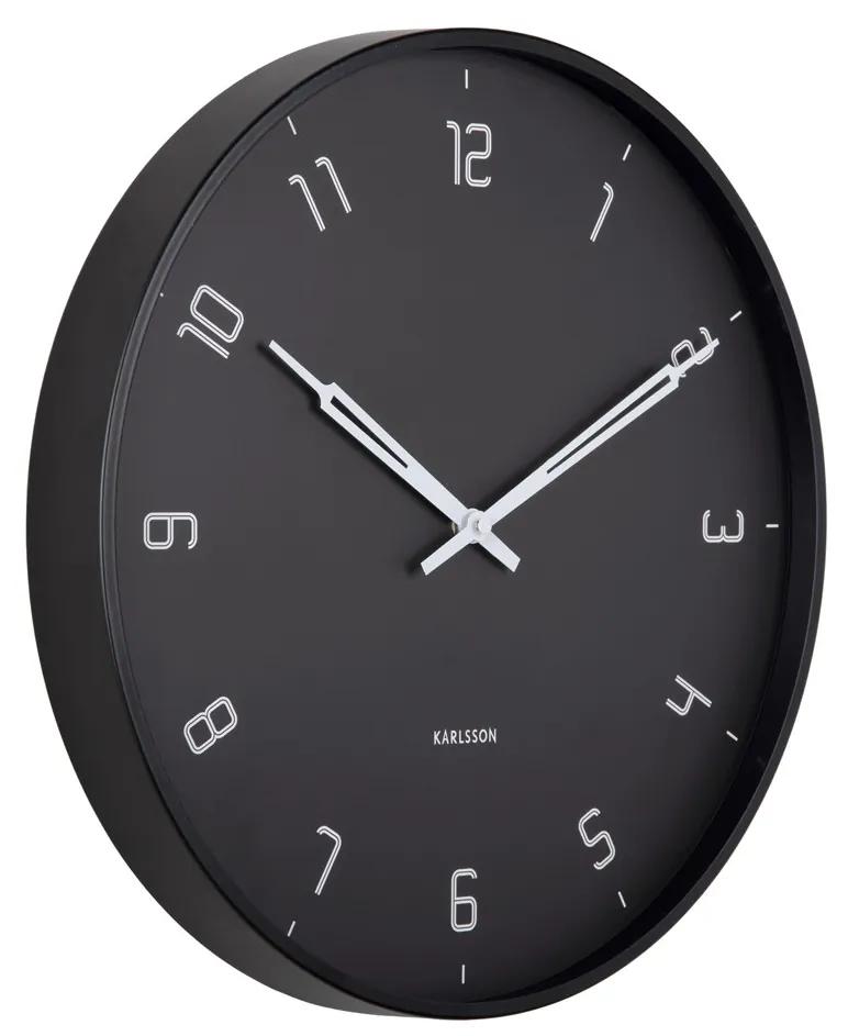 Nástenné hodiny Karlsson 5950BK, 40cm