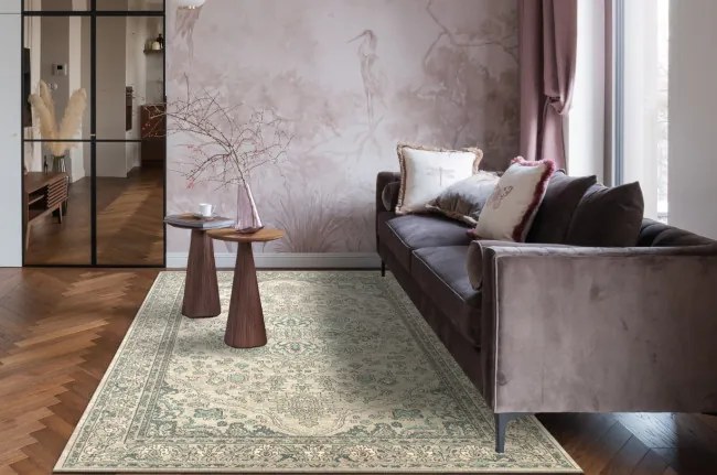 Koberec SOHO 477.01.LA119 OSTA naturálny béžový / zelený