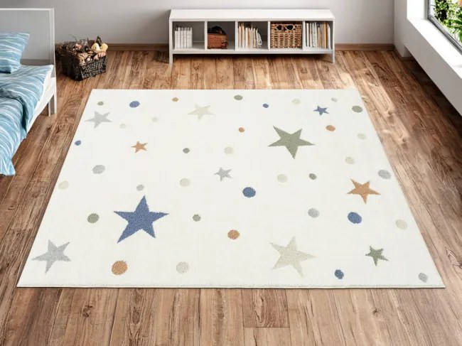 Koberec Esme Kids C5642A biely / krémový