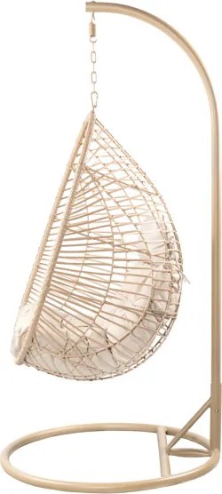 Závesné kreslo SOLEI béžové 848228