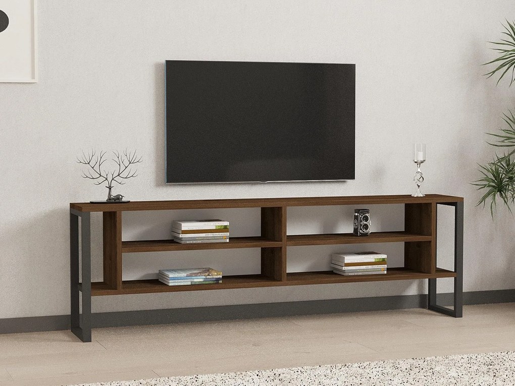 TV stolík Sotinu (orech) . Akcia -19%. Vlastná spoľahlivá doprava až k Vám domov. 1095147