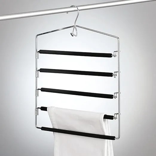 Zeller Present Kovový vešiak na nohavice, 5 úrovní