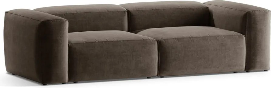 Hnedá pohovka 264 cm Bergamo – Cosmopolitan Design