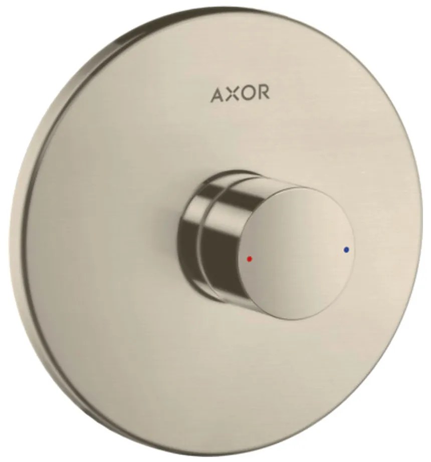 Axor Uno - Páková sprchová batéria pod omietku s rukoväťou Zero, kartáčovaný nikel 45605820