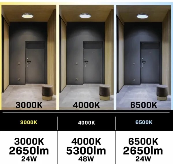 LED Stmievateľné stropné svietidlo s ventilátorom LIBYA LED/48W/230V 3000-6500K+DO