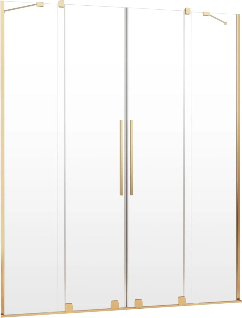Radaway Furo Gold Dwd 160 cm výklenkové dvere