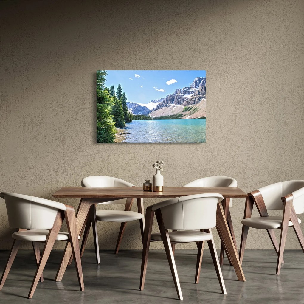 Obraz Alpského jazera (90x60 cm)