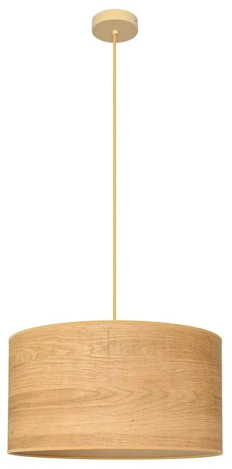 Luster na lanku ALBA 1xE27/15W/230V pr. 45 cm hnedá