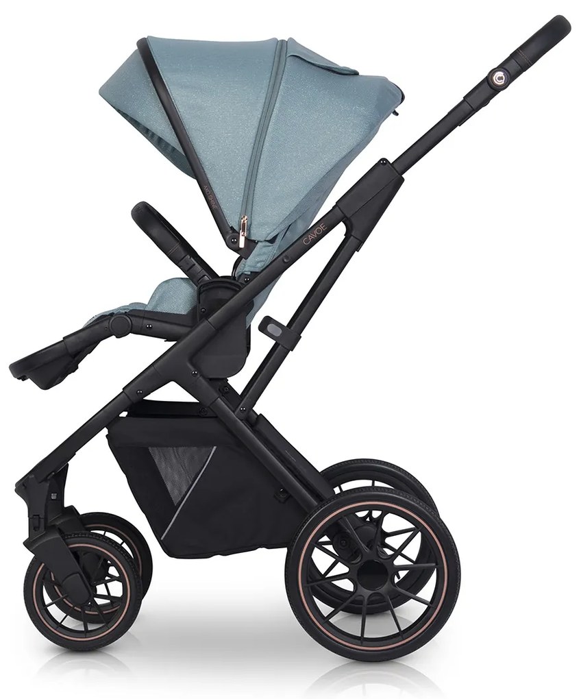 Športový kočík Cavoe Axo Shine Boho Green