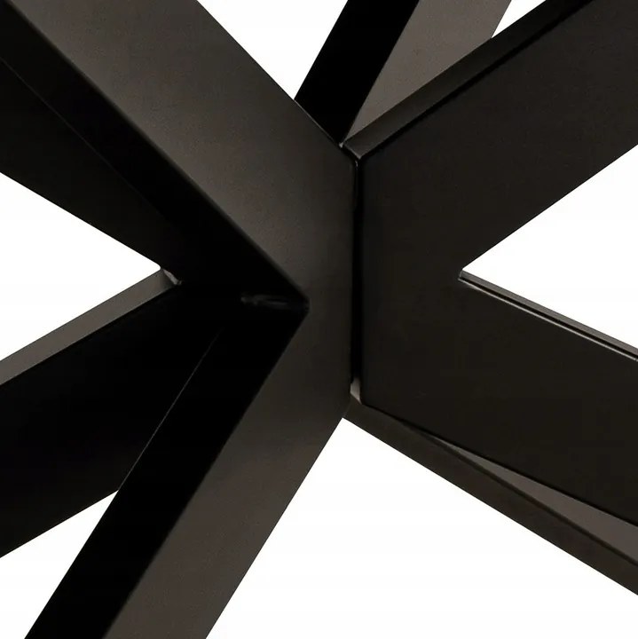 Jedálenský rozkladací stôl Irwine 200/240 cm hnedý/čierny