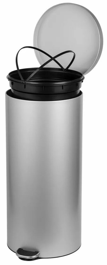 Alda Pedálový odpadkový kôš Freedom Fresh 30 l, sivá, 30 l