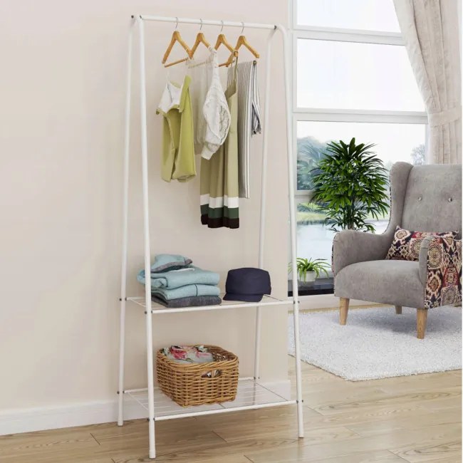 Stojanový vešiak OLIVER biely