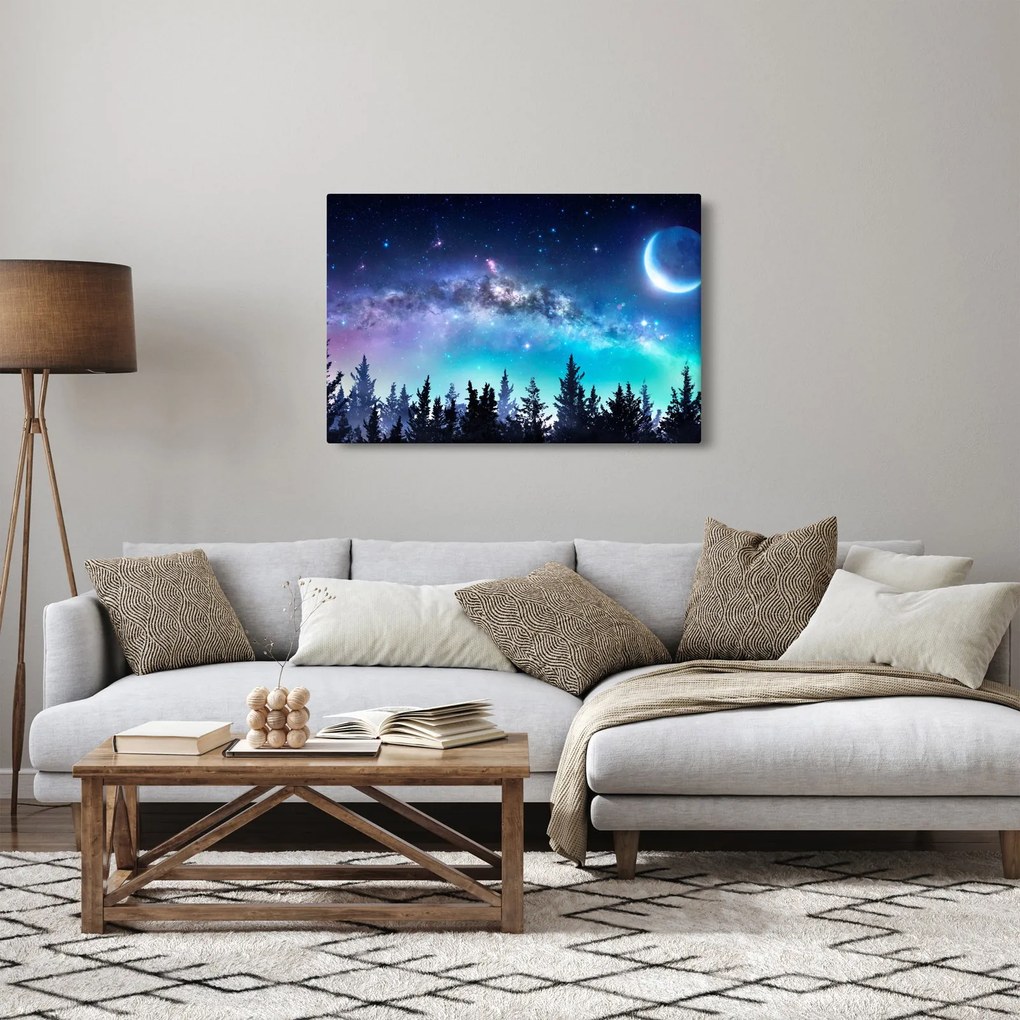 Obraz - Mliečna dráha (90x60 cm)
