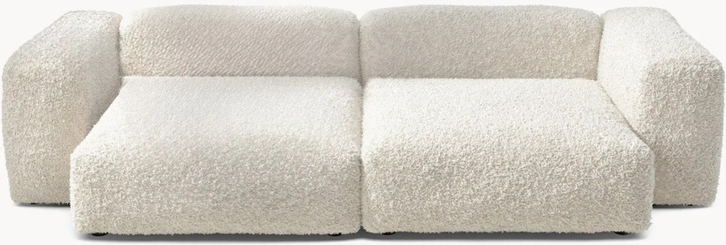 Plyšová modulárna pohovka Vetsak (3-miestna)