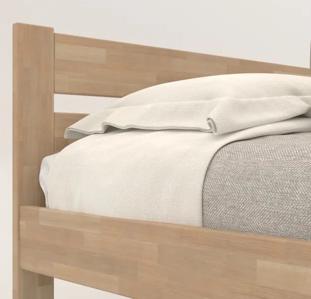 Posteľ Mystic 90x200 cm, prírodný buk