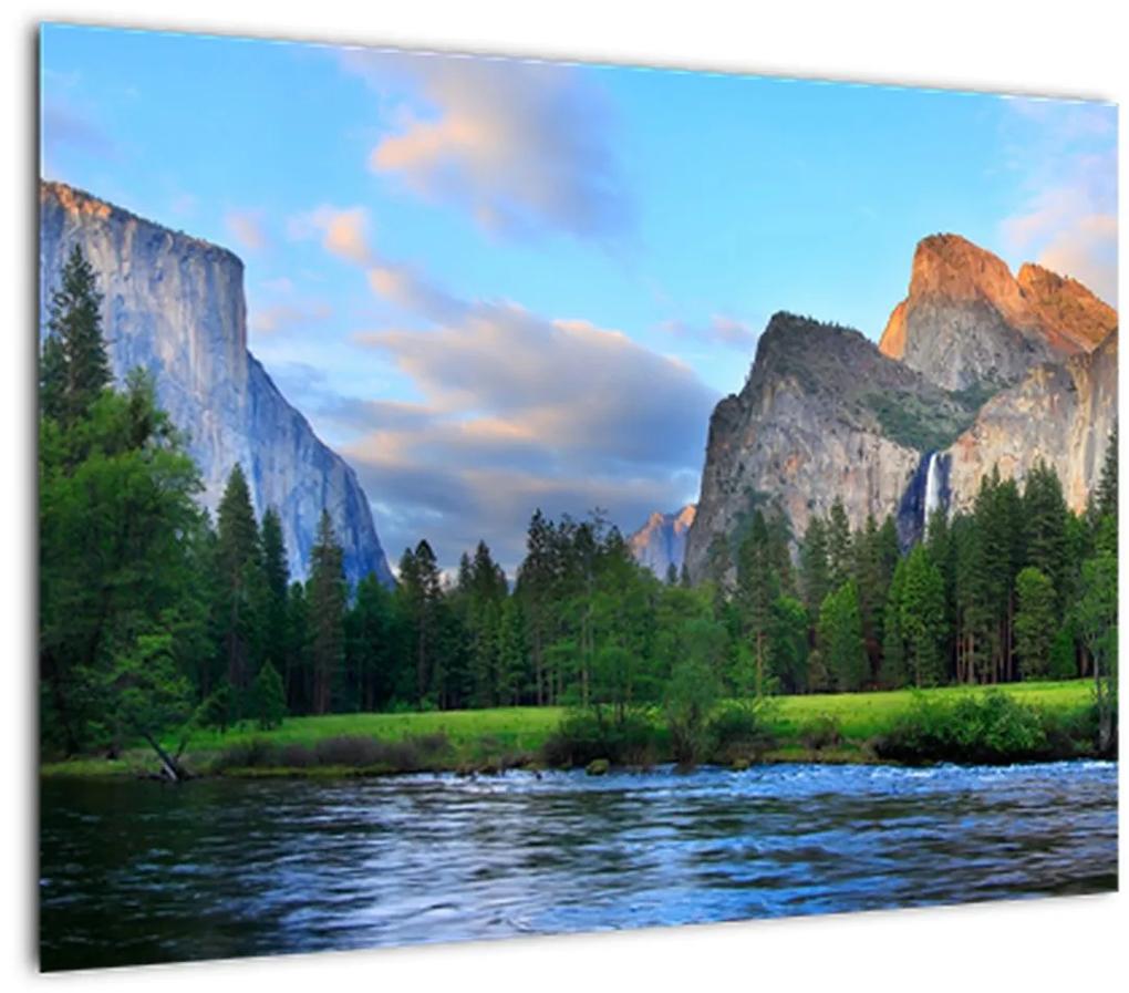 Obraz divokej horskej krajiny (70x50 cm)