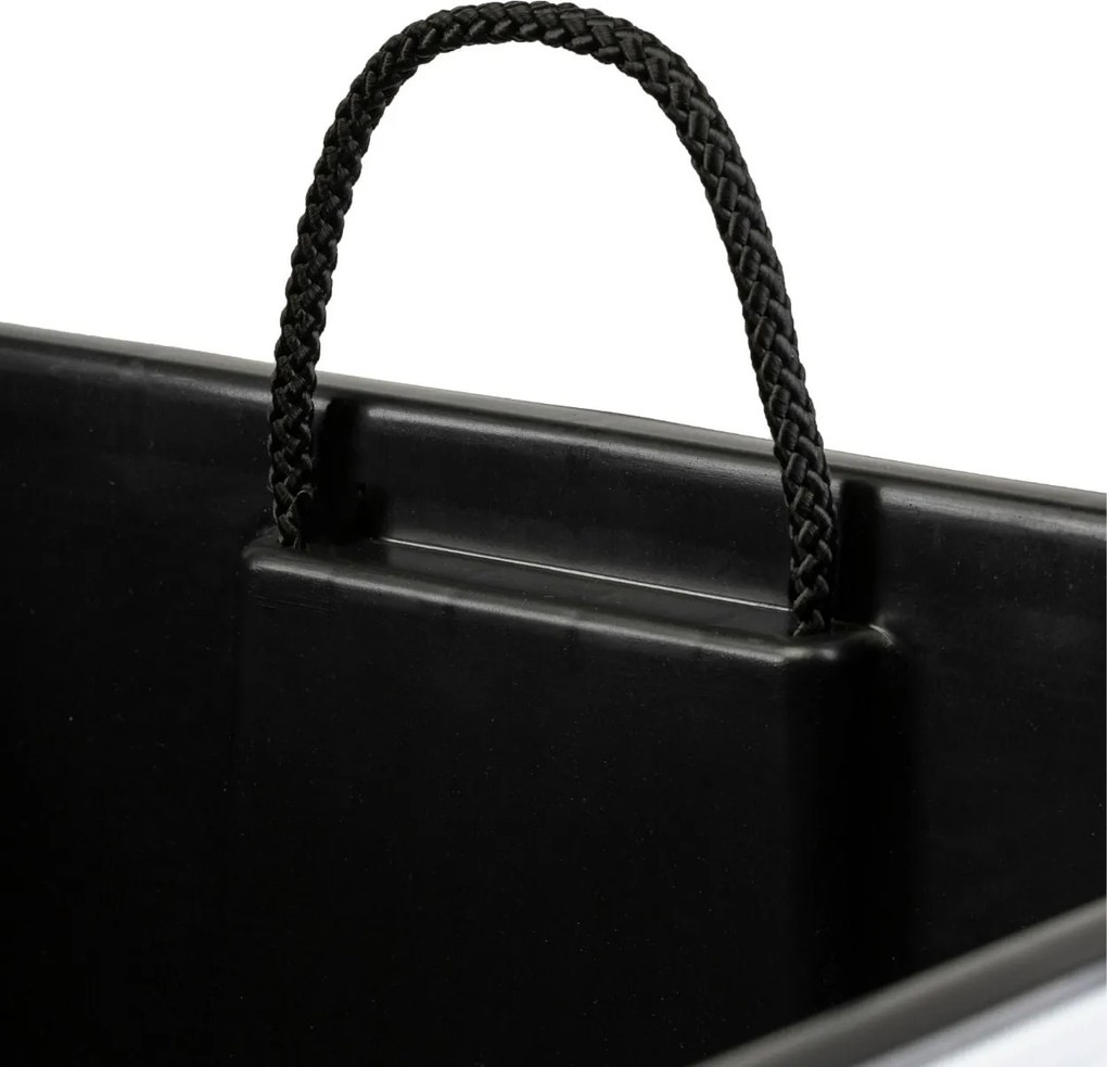 PLASTOVÝ KVETINÁČ PORTO RIFLO 57X29,5X29,5 CM BIELA