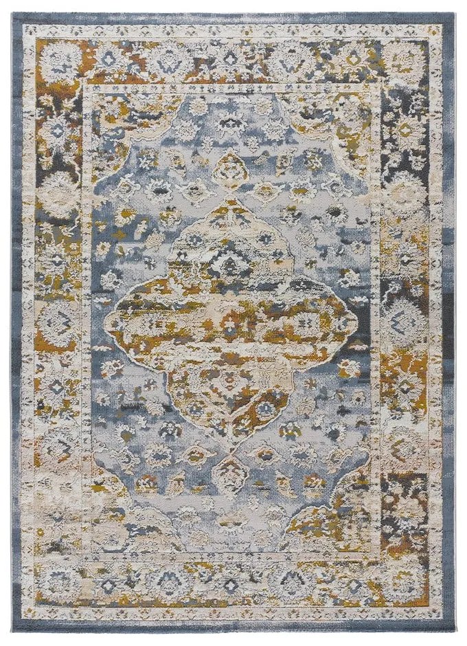 Okrovožltý/sivý koberec 77x150 cm Springs – Universal