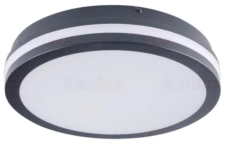 Stropné LED svietidlo Kanlux BENO 33341 24 W LED NW-O-GR grafit
