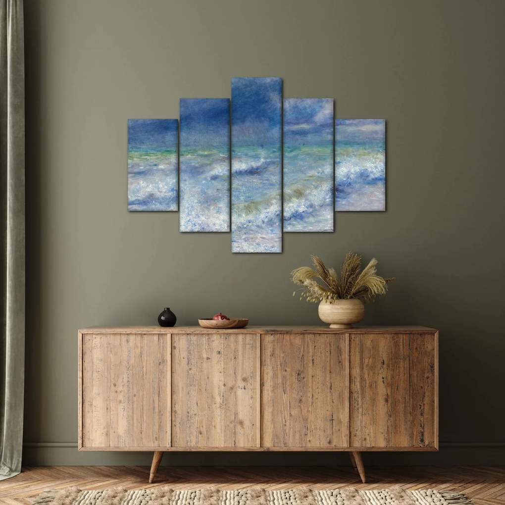 Obraz - Pierre-Auguste Renoir, Seascape, reprodukcia (150x105 cm)