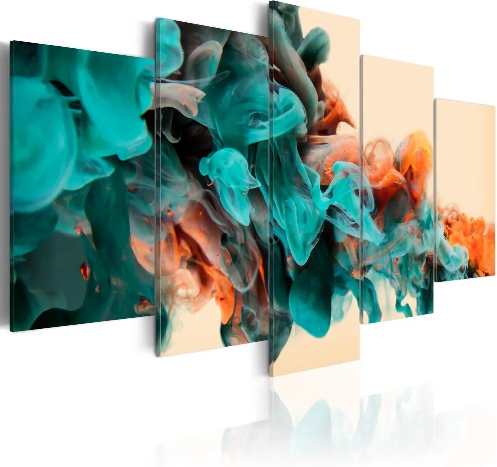 Obraz na plátne Bimago - Fury of colors 100x50 cm