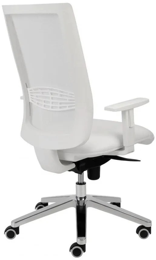 ALBA -  ALBA Kancelárska stolička KENT SIEŤ black &amp; white čalúnenie BONDAI, BOMBAY, FORTIS