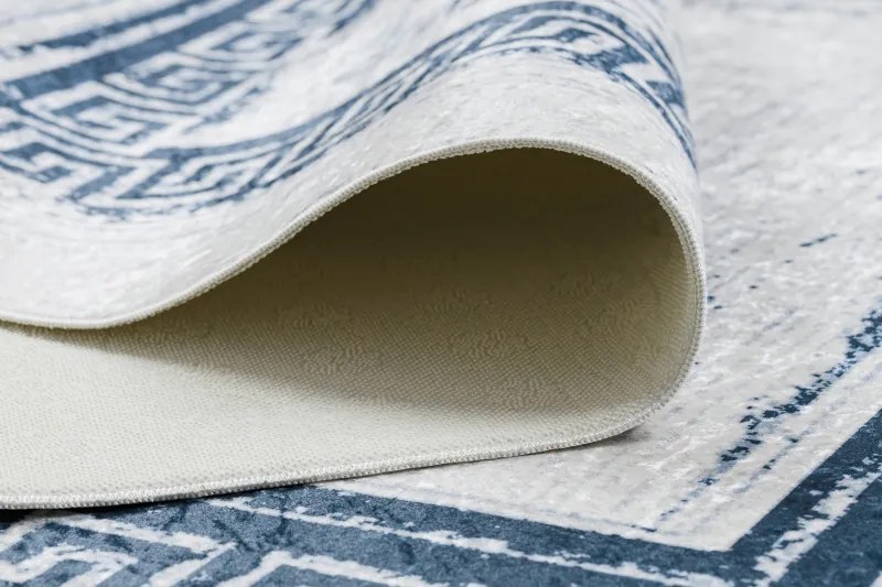 Dywany Łuszczów, Kusový koberec ANDRE Greek 1213, 120x170, modrá, chodba / predsieň