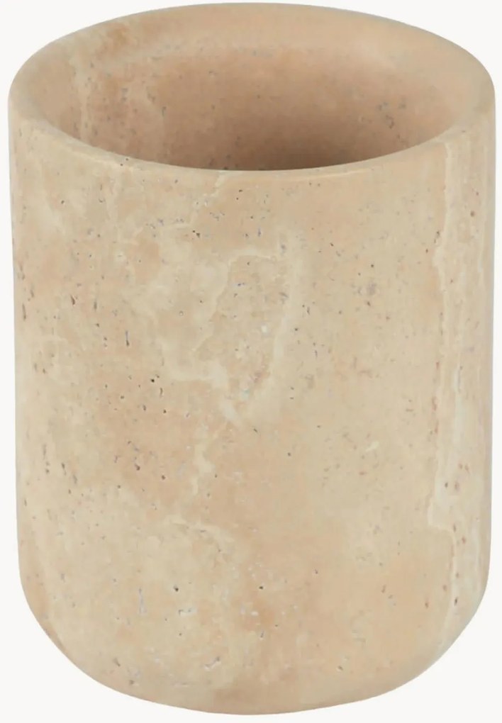 Travertínový držiak na zubné kefky Classic