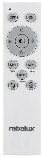 Rabalux 71042 - LED Stmievateľný luster na lanku TESIA LED/60W/230V strieborná + DO