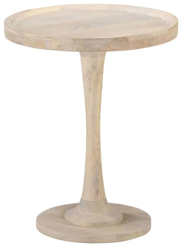Príručný stolík Ø60x75 cm mangovníkový masív