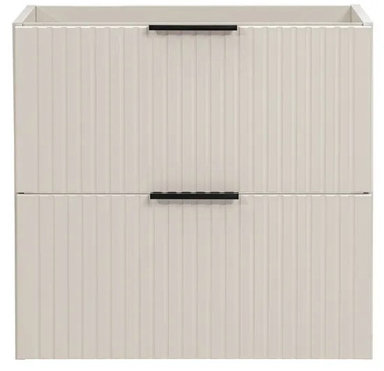 Kúpeľňová zostava Adele Cashmere so skrinkami a umývadlom 60 cm kašmírová/dub wotan